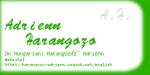 adrienn harangozo business card